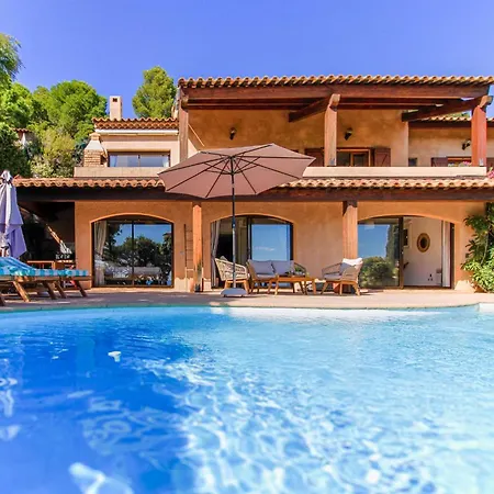 Select'sohome - Pour 10 Personnes Avec Piscine, Vue Et Plancha ! - Romarine Villa *