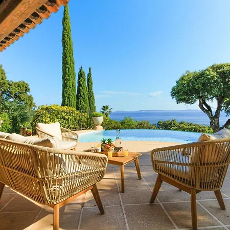 Select'sohome - Pour 10 Personnes Avec Piscine, Vue Et Plancha ! - Romarine Villa Le Lavandou
